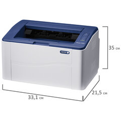 Принтер лазерный XEROX Phaser 3020BI А4, 20 стр./<wbr/>мин., 15000 стр./<wbr/>мес., Wi-Fi