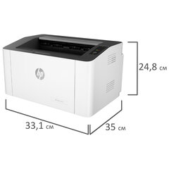 Принтер лазерный HP Laser 107a А4, 20 стр./<wbr/>мин., 10000 стр./<wbr/>мес.