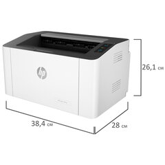 Принтер лазерный HP Laser 107w А4, 20 стр./<wbr/>мин., 10000 стр./<wbr/>мес., Wi-Fi