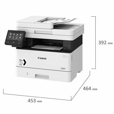 МФУ лазерное CANON i-SENSYS MF443dw, "3 в 1", А4, 38 стр./мин, ДУПЛЕКС, ДАПД, сетевая карта, Wi-Fi, 3514C008