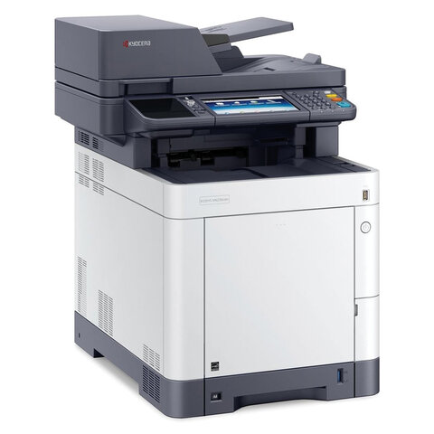 МФУ лазерное ЦВЕТНОЕ KYOCERA ECOSYS M6230cidn "3 в 1", А4, 30 стр./мин, 100 000 стр./мес., ДУПЛЕКС, АПД, сетевая карта, 1102TY3NL1