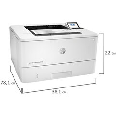 Принтер лазерный HP LaserJet Enterprise M406dn А4, 38 стр./<wbr/>мин., 100 000 стр./<wbr/>мес., ДУПЛЕКС, сетевая карта