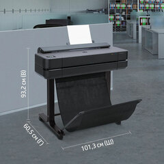 Плоттер HP DesignJet T630 24" A1, Wi-Fi, сетевая карта, с подставкой