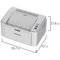 Принтер лазерный PANTUM P2518 А4, 22 стр./<wbr/>мин., 15000 стр./<wbr/>мес.