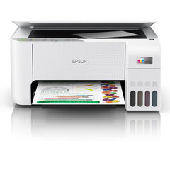 МФУ струйное EPSON L3256 &laquo;3 в 1&raquo;, А4, 33 стр./<wbr/>мин, 5760&times;1440, Wi-Fi, СНПЧ, белый корпус