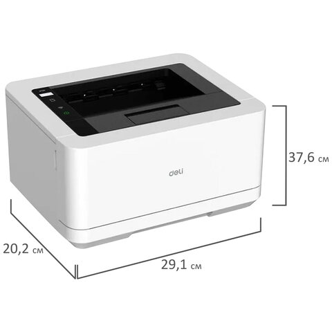 Принтер лазерный DELI P2000, A4, 25 стр./мин, 10000 стр./мес