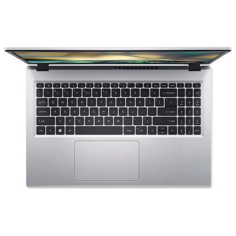Ноутбук ACER Aspire 3 A315-24P-R2B8 15,6", Ryzen 5 7520U 8 Gb, SSD 256 Gb, NO DVD, WINDOWS 11, серебряный, NX.KDEER.00D