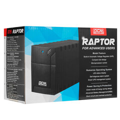 Источник бесперебойного питания POWERCOM Raptor RPT-600A EURO, 600 VA (360W), 3 евророзетки