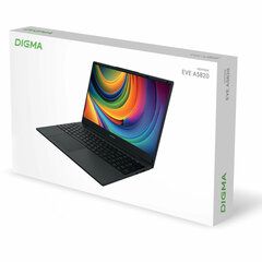Ноутбук DIGMA EVE A5820 15,6", Ryzen 3 3200U 8 Гб, SSD 256 Гб, Windows 11 Pro, черный