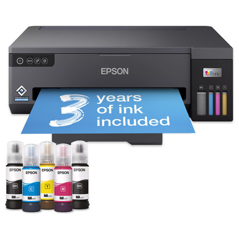 Принтер струйный EPSON L11050 А3, 30 стр./мин., 4800х1200, Wi-Fi, СНПЧ, C11CK39505 - фото 9