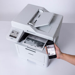 МФУ лазерное BROTHER DCP-L5510DW, &laquo;3 в 1&raquo;, А4, 48 стр./<wbr/>мин., 50000 стр./<wbr/>мес., ДУПЛЕКС, АПД, Wi-Fi, сетевая карта