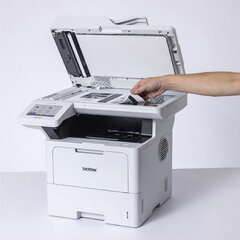 МФУ лазерное BROTHER MFC-L6710DW, &laquo;4 в 1&raquo;, 50 стр./<wbr/>мин, 125000 стр./<wbr/>мес., ДУПЛЕКС, АПД, Wi-Fi, сетевая карта