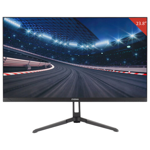 Монитор DIGMA Overdrive 24P410F 23.8" (60 см), 1920x1080 / 16:9 / IPS / 1 ms / 300 cd / HDMI / черный, DM24SG03