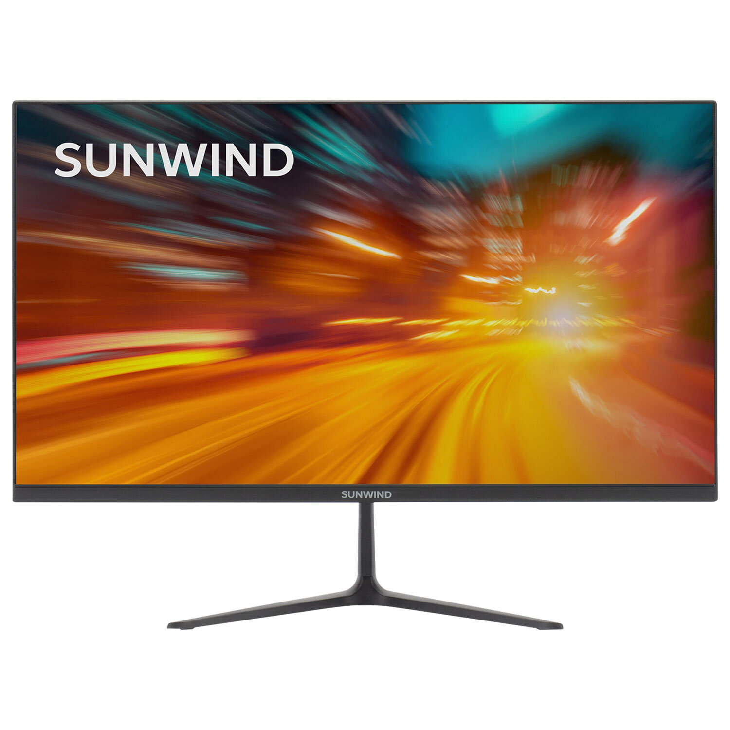 Монитор SUNWIND SM-22FV222 21.5" (55.4 см)/1920x1080/16:9/VA/5ms/250cd/HDMI/VGA/черный