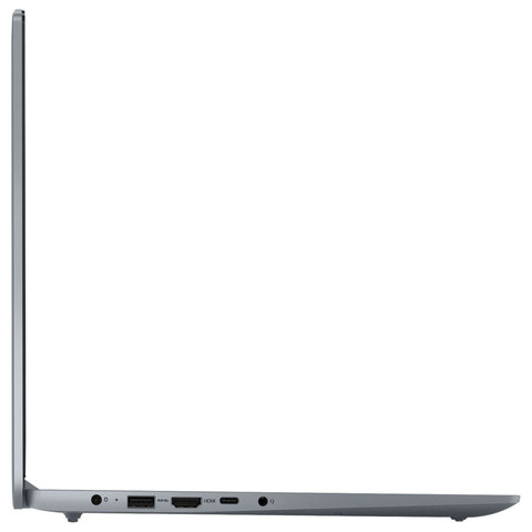 Ноутбук LENOVO IdeaPad Slim 3 15AMN8 15.6", Ryzen 5 7520U, 16 Гб, SSD 512 Гб, No OS, серый, 82XQ00N7PS - фото 3