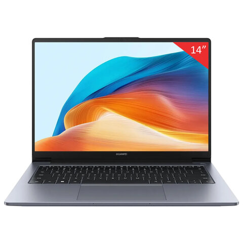 Ноутбук HUAWEI MateBook D14 14", Intel Core i5-13420H, 16 Гб, SSD 1024 Гб, No OS, серый космос, 53014MUB