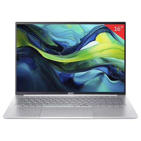 Ноутбук ACER Swift Lite 16 SFL16-51M-54BL 16", Intel Core Ultra 5 115U, 16 Гб, SSD 512 Гб, noOS, серый, NX.D3UCD.002