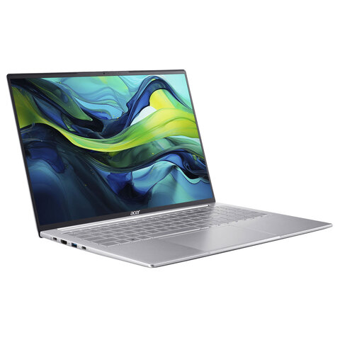 Ноутбук ACER Swift Lite 16 SFL16-51M-54BL 16", Intel Core Ultra 5 115U, 16 Гб, SSD 512 Гб, noOS, серый, NX.D3UCD.002 - фото 2