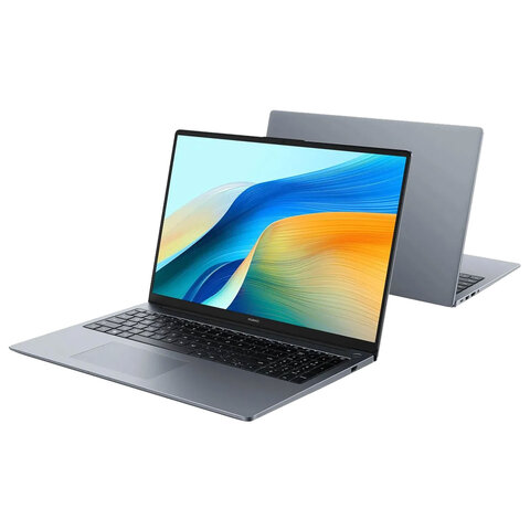 Ноутбук HUAWEI MateBook D16 16", Intel Core i5-13420H, 16 Гб, SSD 1024 Гб, No OS, серый космос, 53014BUY - фото 2