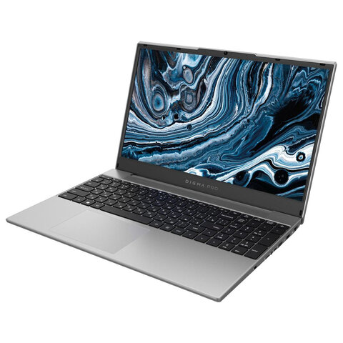 Ноутбук DIGMA Pro Breve 15.6", Ryzen 7 5700U, 16 Гб, SSD 512 Гб, Windows 11 Pro, серебристый, DN15R7-ADXW01 - фото 2