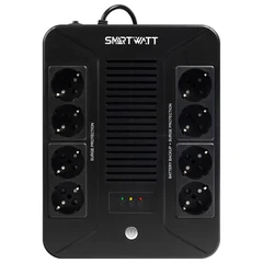 Источник бесперебойного питания SMARTWATT UPS SAFE PRO 850, 850 ВА (510 Вт), 8 розеток