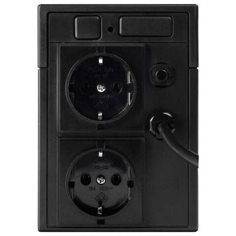 Источник бесперебойного питания SMARTWATT UPS UNI 1050E, 1050 ВА (630 Вт), 2 розетки, 3703020390009 - фото 2