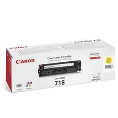 Картридж лазерный CANON (718Y) LBP7200Cdn / MF8330Cdn / MF8350Cdn, желтый, ресурс 2900 страниц, оригинальный
