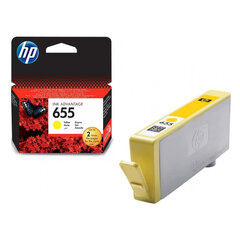 Картридж струйный HP (CZ112AE) Deskjet Ink Advantage 3525/<wbr/>5525/<wbr/>4515/<wbr/>4525 №655, желтый, оригинальный