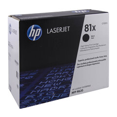 Картридж лазерный HP (CF281X) LaserJet M605/<wbr/>M606/<wbr/>M630, №81X, оригинальный, увеличенный ресурс 25000 страниц