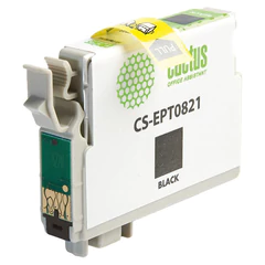 Картридж струйный CACTUS (CS-EPT0821) для EPSON Stylus R270/<wbr/>R390/ RX590, черный