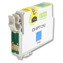 Картридж струйный CACTUS (CS-EPT1292) для EPSON Stylus B42WD/<wbr/>BX305W/<wbr/>BX625WD, голубой