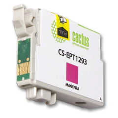 Картридж струйный CACTUS (CS-EPT1293) для EPSON Stylus B42WD/<wbr/>BX305W/<wbr/>BX625WD, пурпурный