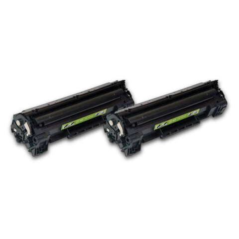 Картридж лазерный CACTUS (CS-CB435AD) для HP LaserJet P1005/P1006, комплект 2 шт., ресурс 2х1500 стр.