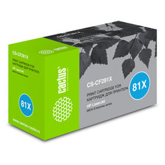Картридж лазерный CACTUS (CS-CF281X) для HP LaserJet M605/<wbr/>M606/<wbr/>M630, ресурс 25000 стр.