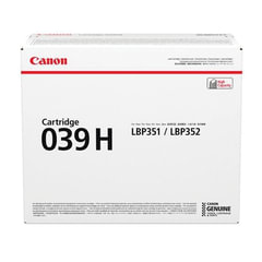 Картридж лазерный CANON (039H) i-SENSYS LBP 351x/<wbr/>352x, увеличенный ресурс 25000 стр., оригинальный