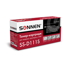 Картридж лазерный SONNEN (SS-D111S) для SAMSUNG M2020-2022/<wbr/>M2070/<wbr/>M2071, ВЫСШЕЕ КАЧЕСТВО, ресурс 1000 стр., 362436