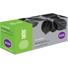Картридж лазерный CACTUS (CS-TN2335) для BROTHER HL-L2300DR/<wbr/>L2340DWR/<wbr/>DCP-L2500DR, ресурс 1200 стр.