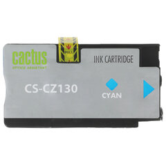 Картридж струйный CACTUS (CS-CZ130) для плоттеров HP DesignJet T120/<wbr/>T520, голубой