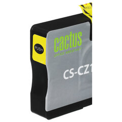Картридж струйный CACTUS (CS-CZ132) для плоттеров HP DesignJet T120/<wbr/>T520, желтый