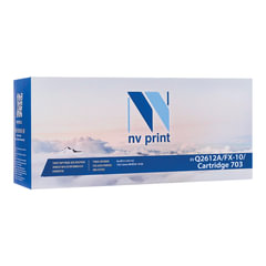 Картридж лазерный NV PRINT (NV-Q2612A/<wbr/>FX-10/<wbr/>703) для HP/<wbr/>CANON LaserJet/<wbr/>i-SENSYS, ресурс 2000 стр.