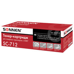 Картридж лазерный SONNEN (SC-712) для CANON LBP-3010/<wbr/>3100, ВЫСШЕЕ КАЧЕСТВО, ресурс 1500 стр., 362913