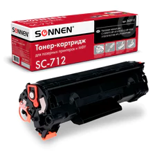 Картридж лазерный SONNEN (SC-712) для CANON LBP-3010/<wbr/>3100, ВЫСШЕЕ КАЧЕСТВО, ресурс 1500 стр., 362913