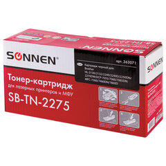 Картридж лазерный SONNEN (SB-TN2275) для BROTHER HL-2240R/<wbr/>2240DR/<wbr/>2250DNR, ресурс 2600 страниц, 363071