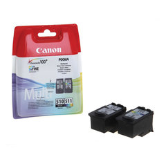 Картридж струйный CANON (PG-510/CL-511) PIXMA MP240/250/260/MX320, оригинальный КОМПЛЕКТ 2 цвета, 264 страницы