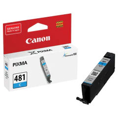 Картридж струйный CANON (CLI-481C) для PIXMA TS704/<wbr/>TS6140, голубой, ресурс 257 страниц, оригинальный
