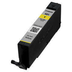 Картридж струйный CANON (CLI-481Y) для PIXMA TS704/<wbr/>TS6140, желтый, ресурс 257 страниц, оригинальный