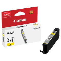 Картридж струйный CANON (CLI-481Y) для PIXMA TS704/<wbr/>TS6140, желтый, ресурс 257 страниц, оригинальный