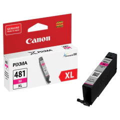 Картридж струйный CANON (CLI-481M XL) для PIXMA TS704 / TS6140, пурпурный, ресурс 474 страницы, оригинальный