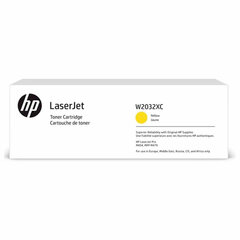 Картридж лазерный HP (W2032X) Color LaserJet M454dn/<wbr/>M479dw и др, №415X, желтый, оригинальный, ресурс 6000 страниц