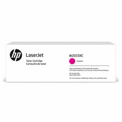 Картридж лазерный HP (W2033X) Color LaserJet M454dn/<wbr/>M479dw и др, №415X, пурпурный, оригинальный, ресурс 6000 страниц